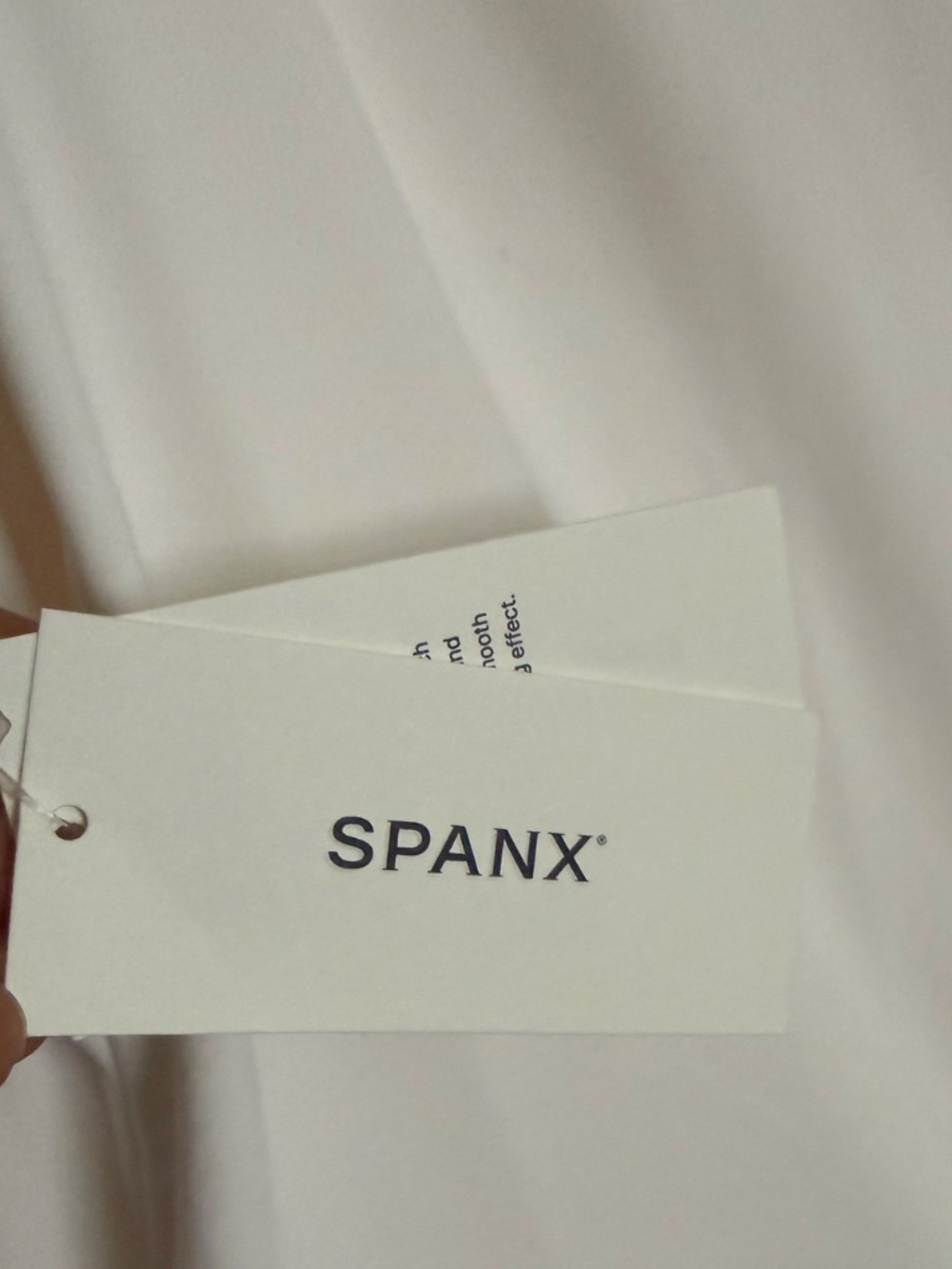 Spanx Smooth Jersey Mix Me Dress White Size M NWT - Picture 4 of 5